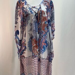 Tommy Bahama Multicolor Paisley Swim Cover-Up S